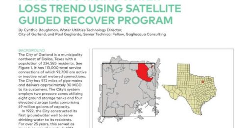 The City of Garland Reverses Rising Water Loss Trend