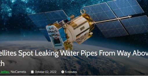 Satellites Spot Leaking Water Pipes from Way above Earth