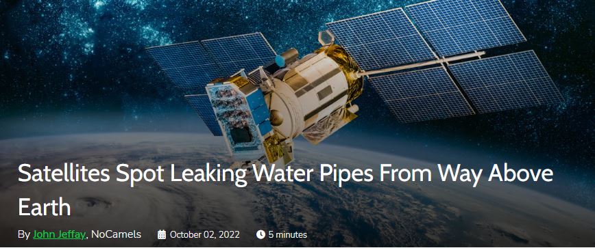 Satellites Spot Leaking Water Pipes from Way above Earth hero image