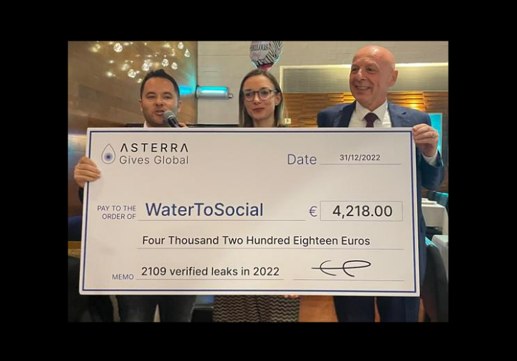 ASTERRA Gives Global Charitable Program: Water to Social hero image