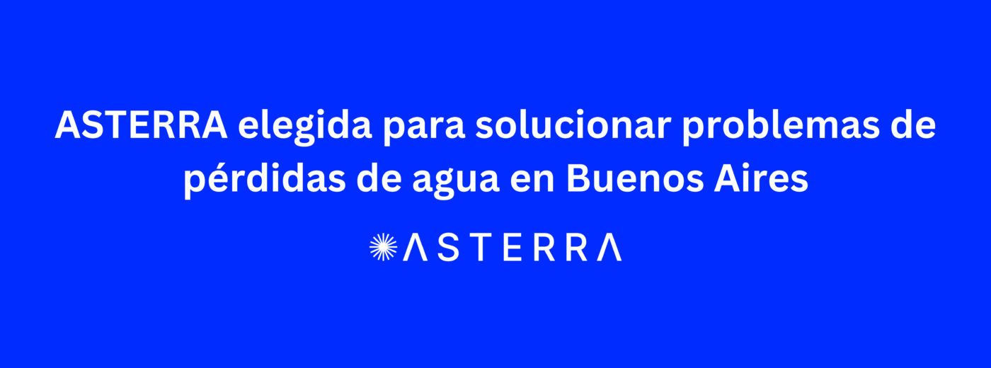 ASTERRA elegida para solucionar problemas de pérdidas de agua en Buenos Aires hero image