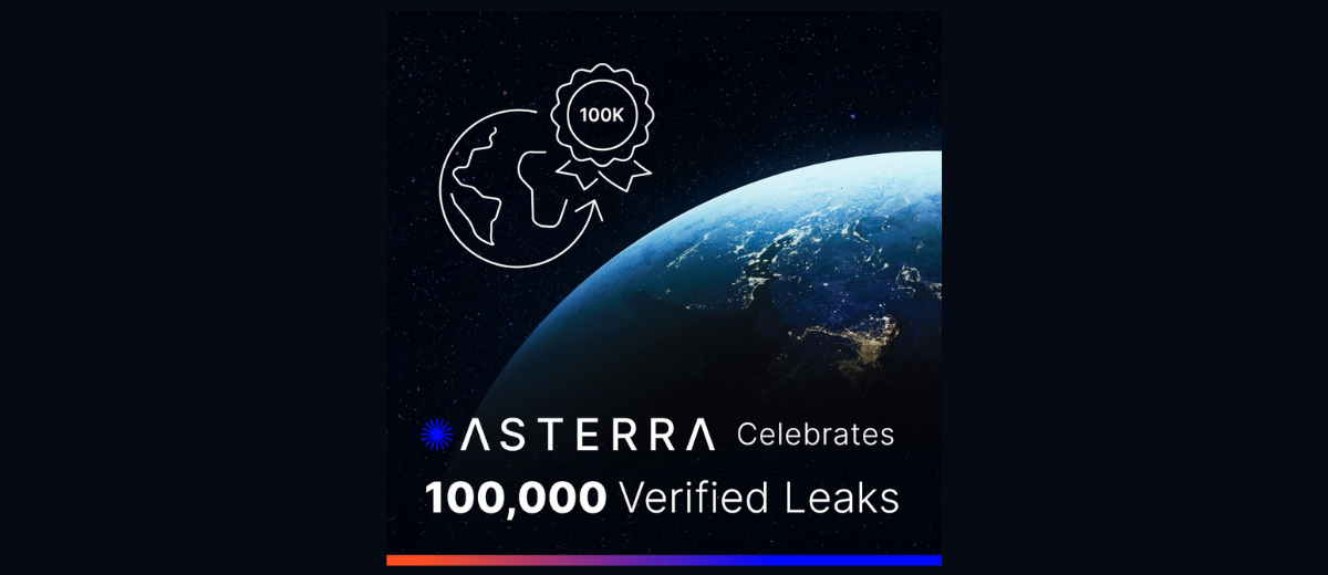 ASTERRA surpasses 100,000 water leaks hero image