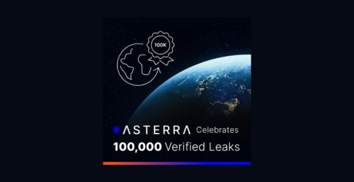 ASTERRA surpasses 100,000 water leaks
