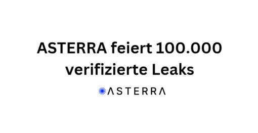 ASTERRA übertrifft 100.000 Wasserlecks